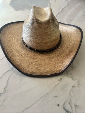 Cody James 15x Straw Hat with Cross Emblem